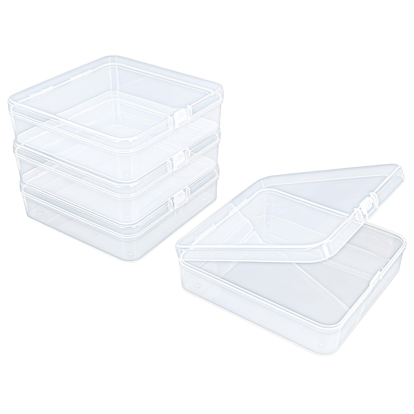 Goodma 4-Piece Clear Plastic Boxes