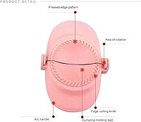 Vista 24 de Dumpling Maker, Multi-Size Empanadas Press Set, 3-Piece Kitchen Tool with Different Sizes for Cooking, Baking, and Home Use (Wooden Design)