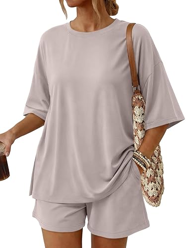 Trendy Queen 2 Piece Summer Set Oversized Top & Loose