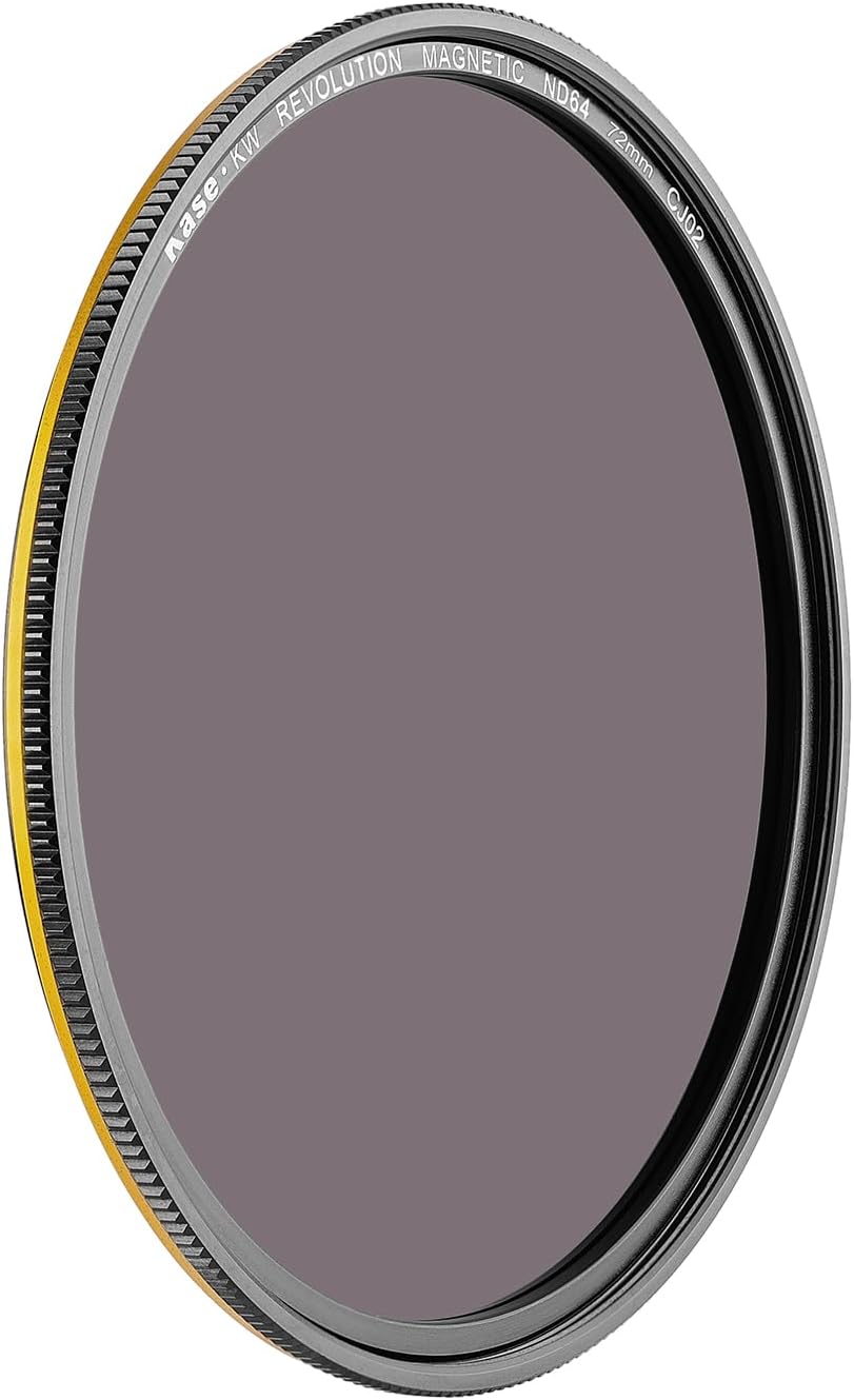 Kase KW Revolution Magnetic ND64 6Stop Shockproof Tempered Optical Glass Filter (62mm)