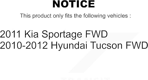 Miniatura 2 de Kit de pastillas de freno semimetálicas delanteras y traseras para Ford Mustang KPF-100003