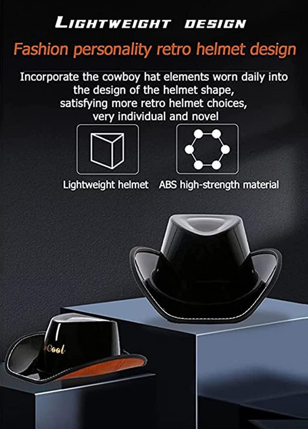 Motorcycle Half Helmet DOT Approved Skull Cap Cowboy Beanie Helmet,Summer Low Profile Cool Half Face Helmets Tourist Knight Hat with Quick Release Buckle for Men Women
