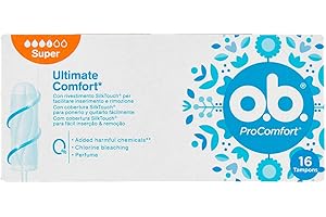 o.b. Non-Applicator Super Unscented Tampons ProComfort
