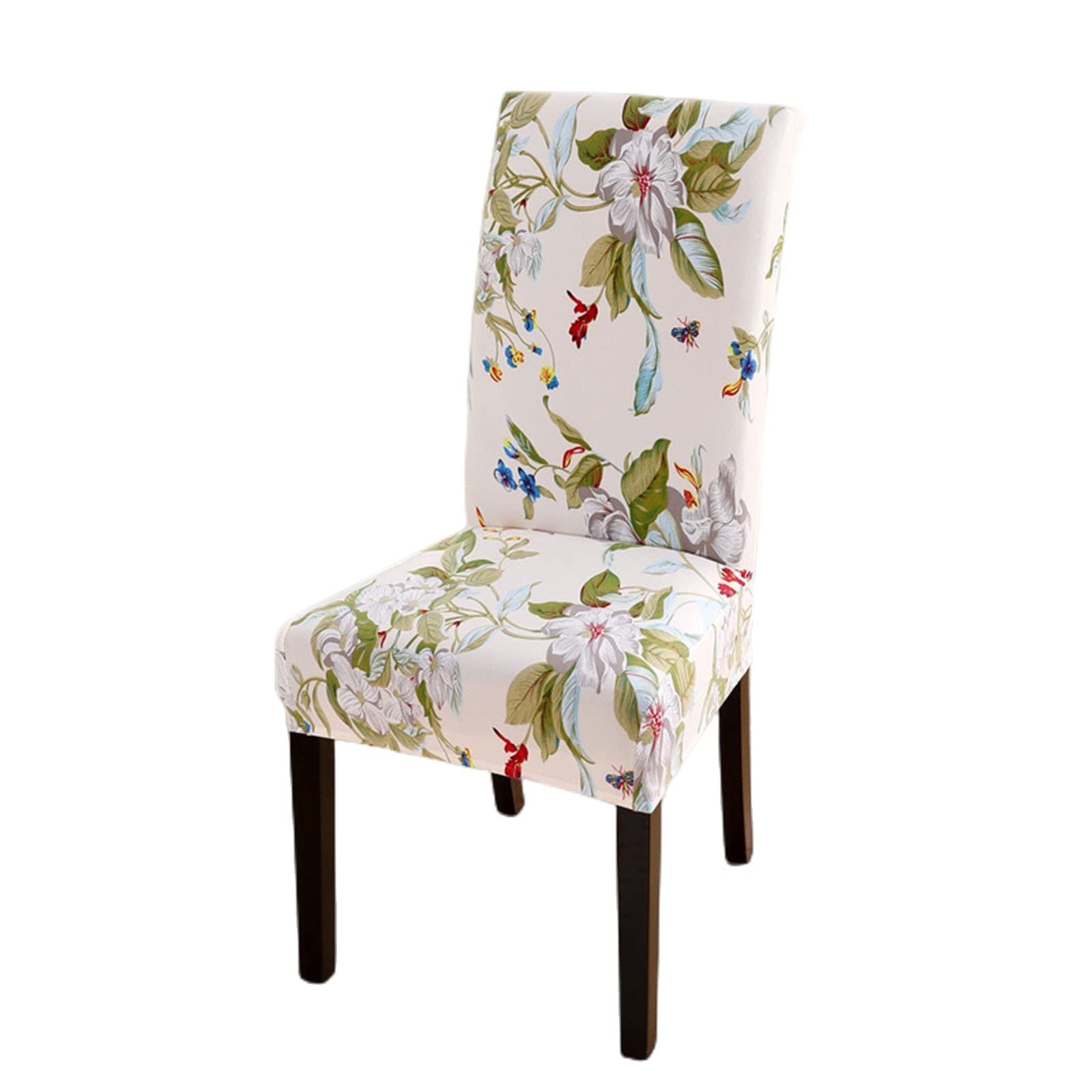 FXXWJP Polyester Dining chair covers Stretchable Stretchable Dining Chair Slipcovers Removable Washable Dining Room Chair Covers Chair Slipcover for Home or Party -D-Set of 4