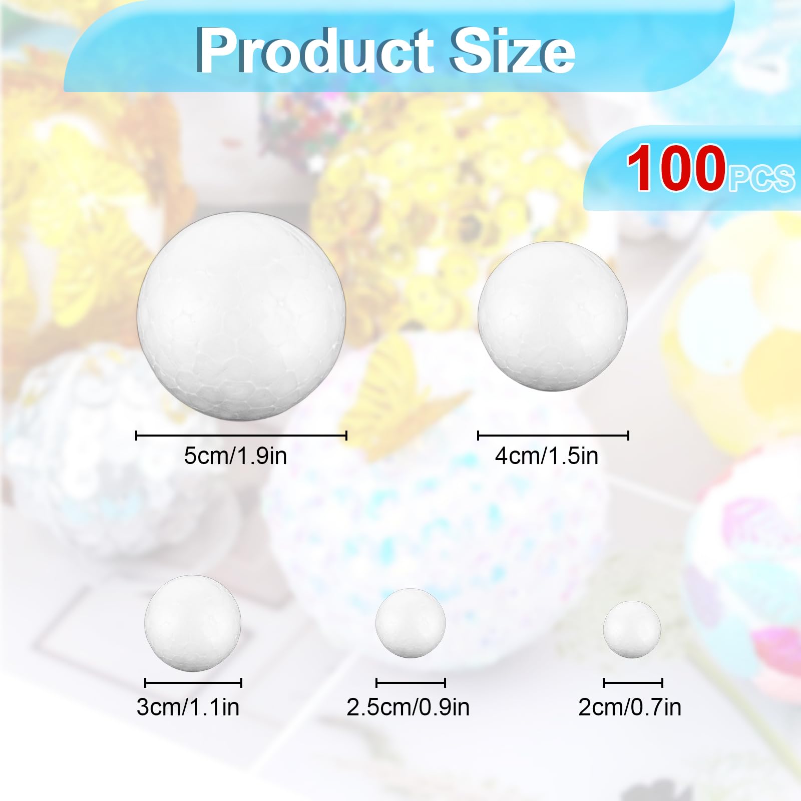 Lot De 40 Cœurs En Polystyrène Blanc 5cm - Boules Cœur Pour Bricolage, Mariage Et Décoration