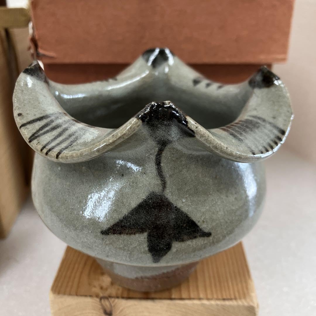 茶道具　火入　絵唐津　火入　中里太郎右衛門　造　N228HI Amazon.co.jp: 茶道具 火入 絵唐津 火入 中里太郎右衛門 造