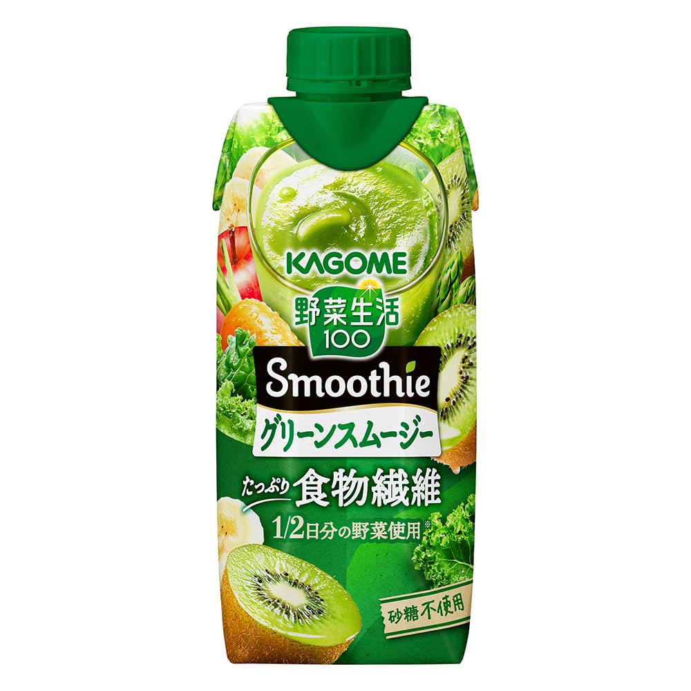 Amazon.co.jp: カゴメ 野菜生活100 Smoothie(スムージー) グリーン