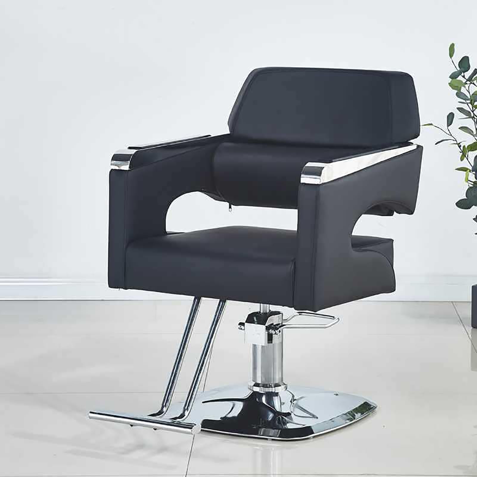 Generic Fotel salonowy, fotel fryzjerski do stylizacji włosów, fotel fryzjerski z hydraulicznym mechanizmem regulacji wysokości, obrotowy o 360°, wyposażenie salonu kosmetycznego,C,square