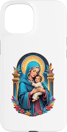 Miniatura 7 de Funda para iPhone 14 Ave Maria Schubert Latin Mass Blessed Mother Hail Mary Lady