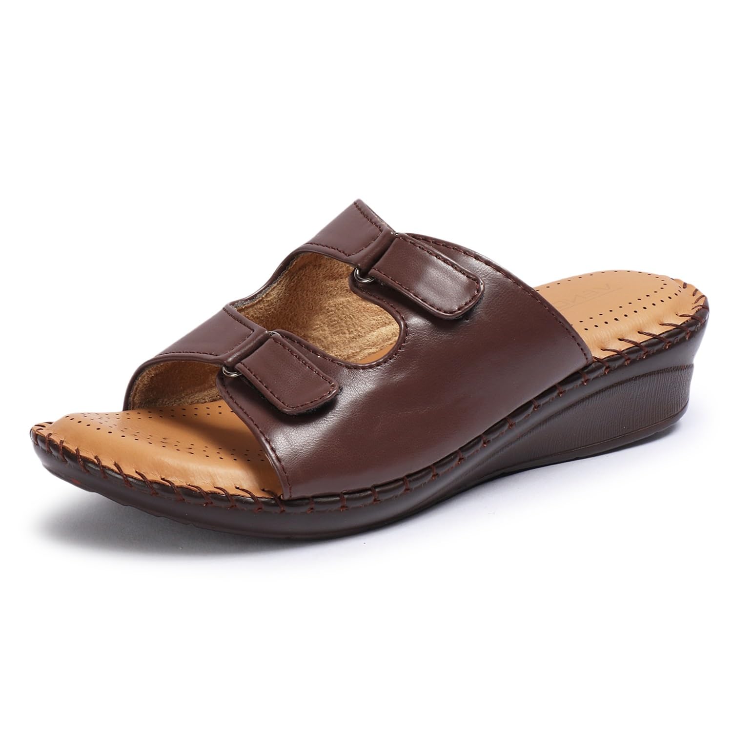 Vendoz Women Doctor Sole Comfortable Brown Sandals (B0D3TGYRPQ) Amazon Price History, Amazon Price Tracker