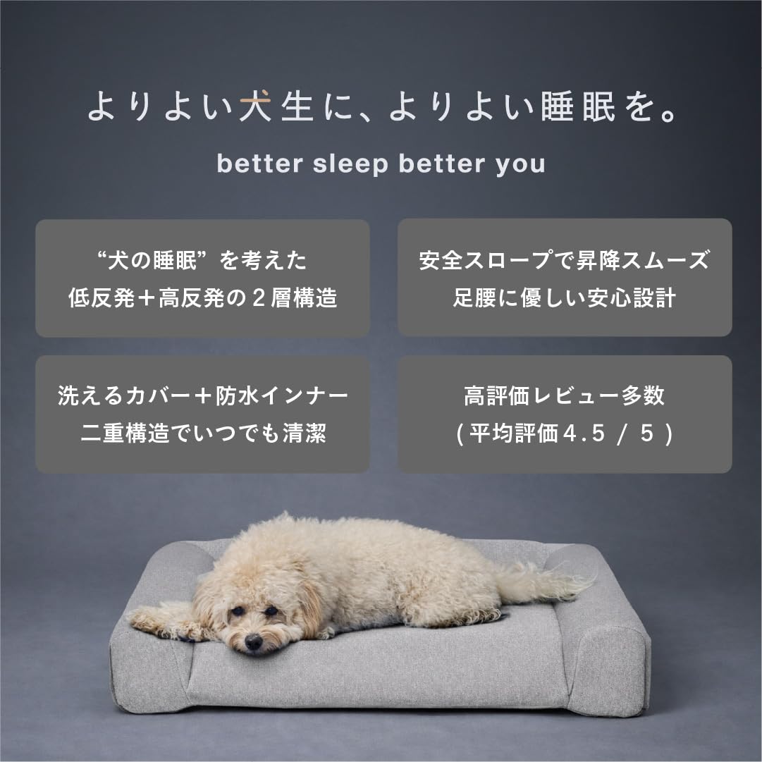 グーグースリープ　Sサイズ　ペットベット Amazon | グーグースリープ 犬 ペットベッド 洗える 足腰にやさしい