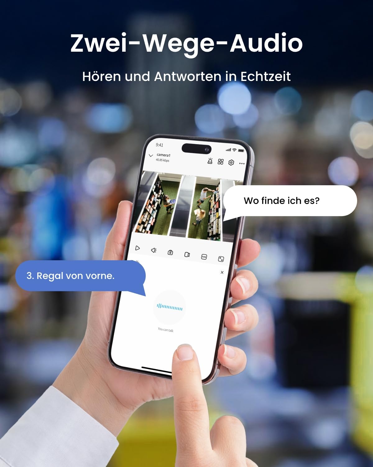 Reolink 4K Überwachungskamera Aussen, 125° Diagonalansicht, Farbnachtsicht, smarte Erkennung, Perimeterschutz, Objektentfernungserkennung, Erkennung von vergessenen Objekten, IP67 wetterfest, RP-PCB8M