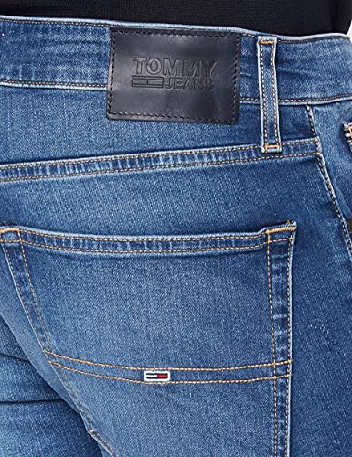 Tommy Jeans Jean Homme Austin Slim Tapered Stretch, Bleu (Wilson Mid Blue Stretch), 32W / 32L - Image 4