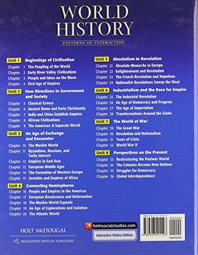 World History: Patterns of Interaction, Student Edition Survey - Image 2