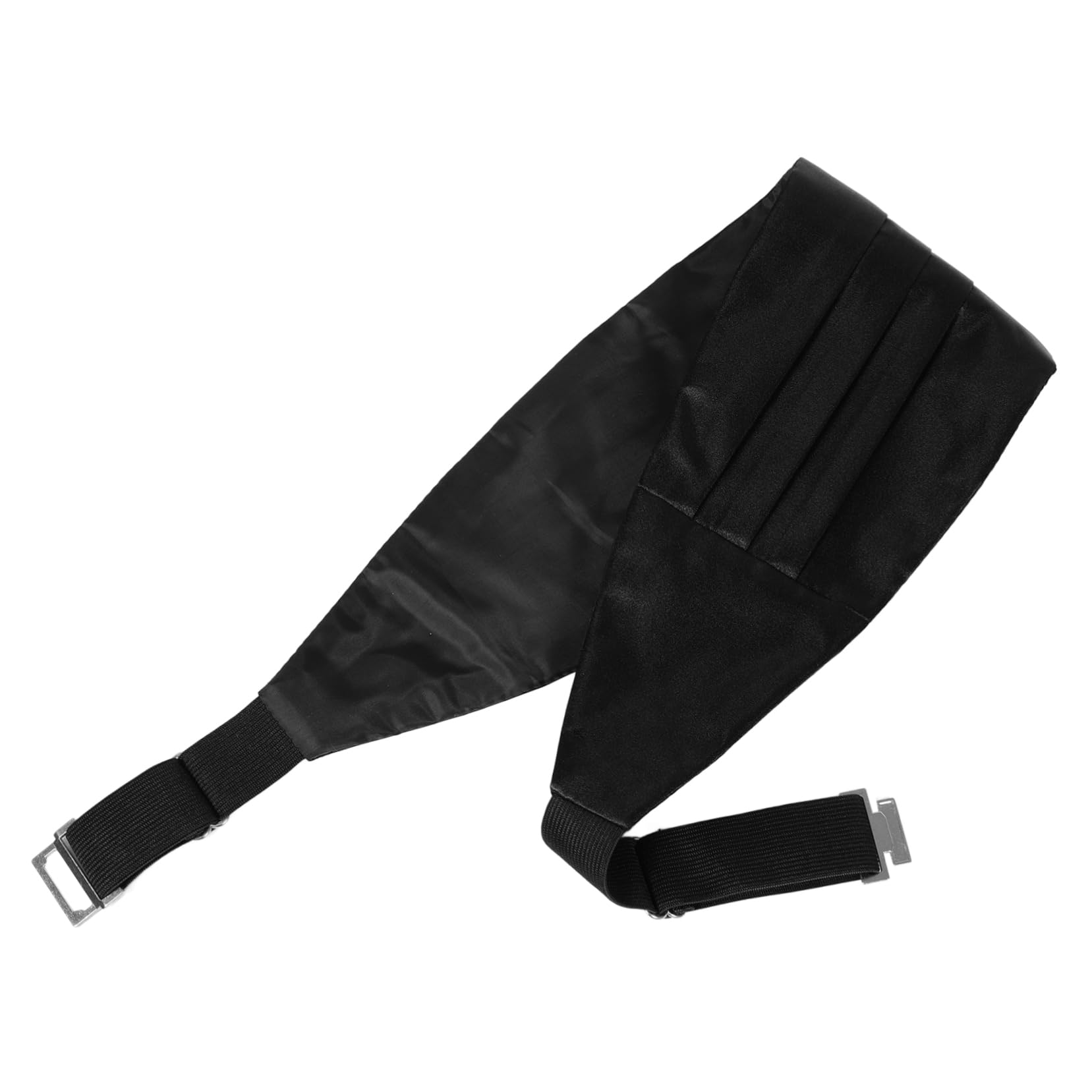 Didiseaon Elegant Formal Wear: Men's Satin Cummerbund Pretied Bow Tie for Wedding Gala Men's Tuxedo