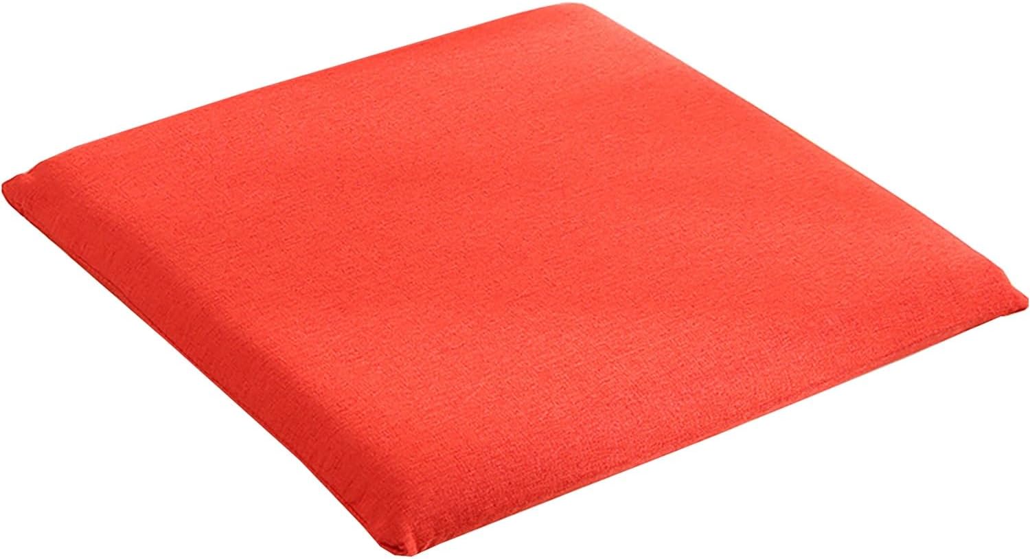 1/2/4 Pack Chair Cushions for Dining Office Kitchen Chairs 40x40/45x45/50x50cm Memory Foam Chair Pads Non Slip Removable Indoor Bistro Patio Seat Cushion(Color19,40x40x4cm(1pc))