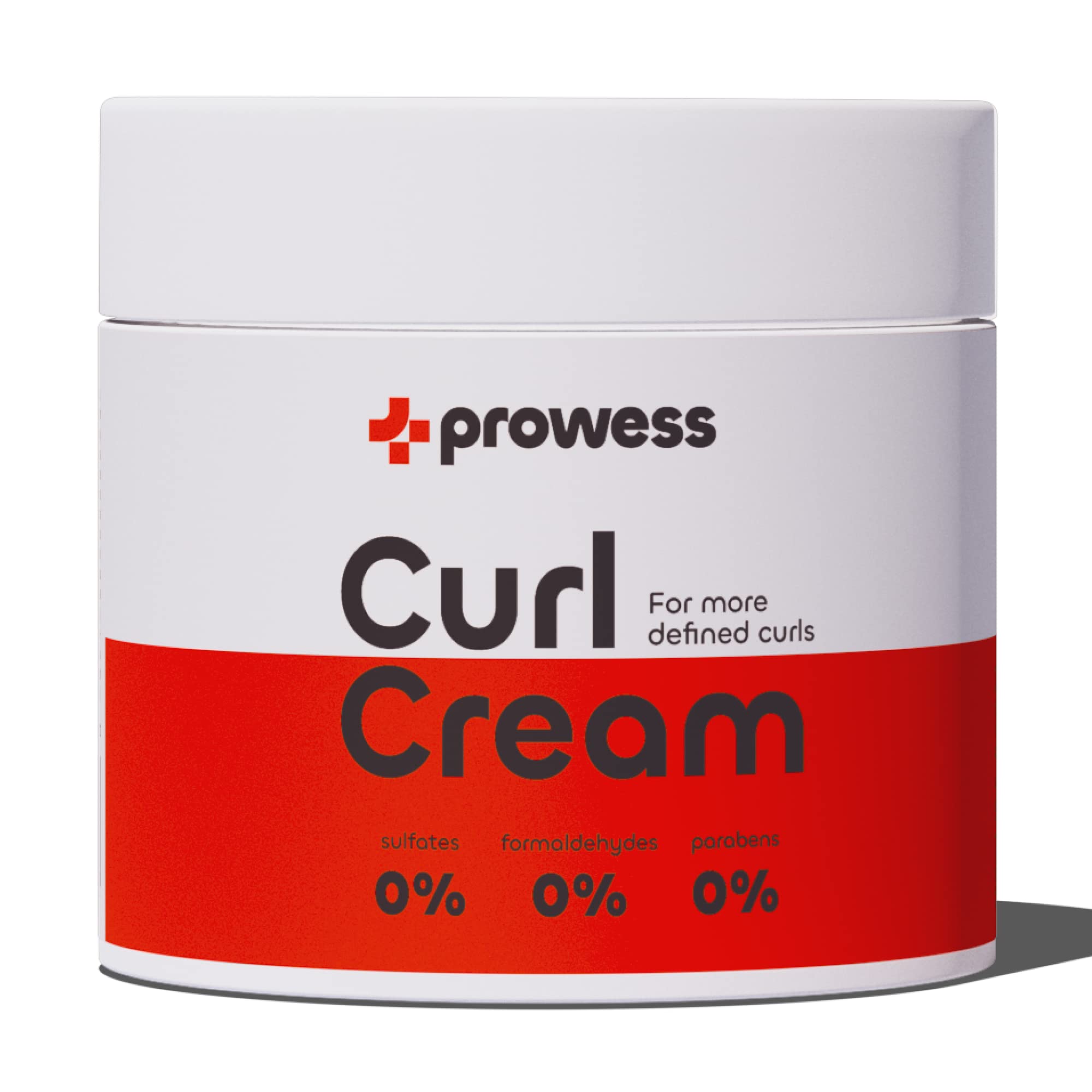 Prowess Curl Cream - Leave In Conditioner for Curly Hair, Ideal Hair Cream, Perfect Addition to Hair Products, Alternative to Hair Mousse, 250ml