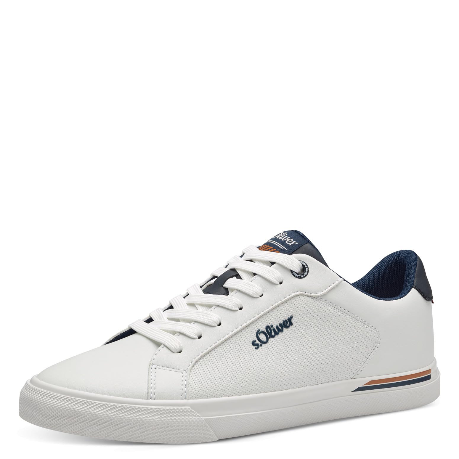S.oliver Men's White Sneakers, 7 Uk, Trainers For