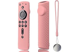 Compact and Colorful: Fire TV Stick 4K Alexa Voice Remote Cover (Pink)