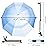 XLINGZA UPF 50+ Beach Umbrella with Adjustable Universal Clamp