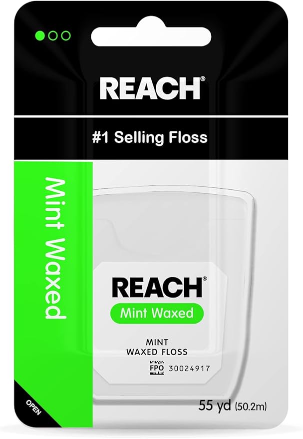 Reach Waxed Dental Floss, Mint, Mint, mint, 1 Count