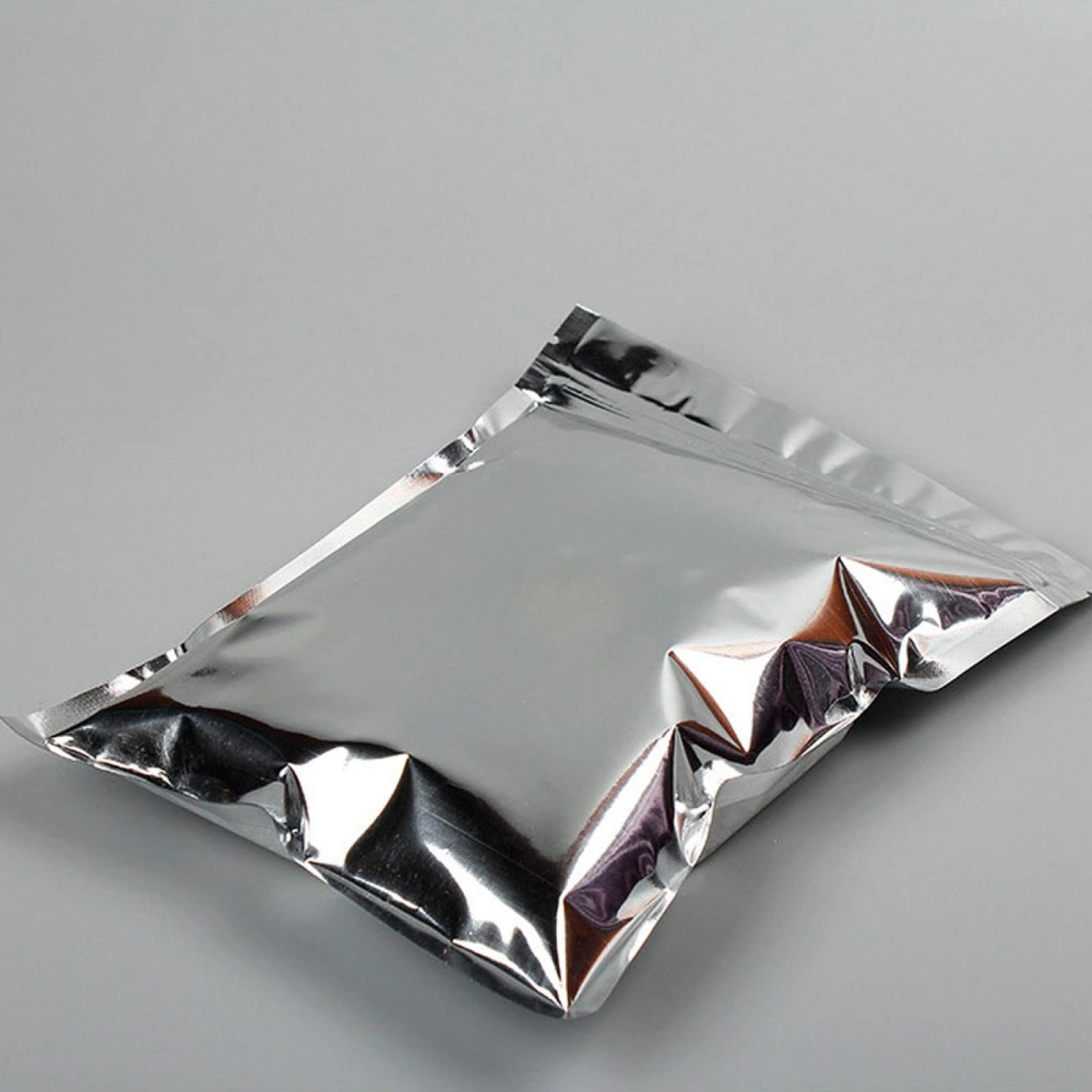 Sacchetto di immagazzinaggio degli alimenti 100pcs Trasparente Metallizzato Foil Zip Sacchetti di Chiusura lampo Sacchetto di Plastica Della Chiusura Lampo Sacchetto di Plastica