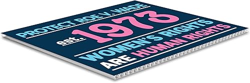 Miniatura 5 de SignPro Letrero Protect Row v Wade Yard  Letrero Pro Choice Women's Rights are Human Rights  Letrero Roe vs Wade 1973  My Body My Choice Keep