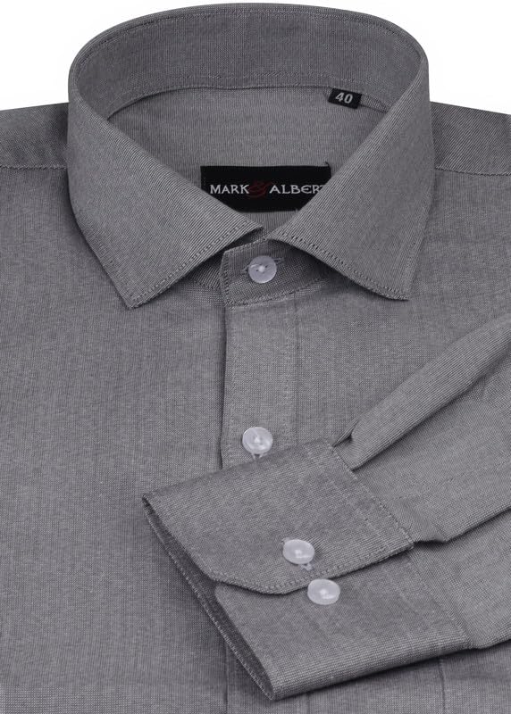 Image of MARK & ALBERT Men's Cotton Formal Shirt