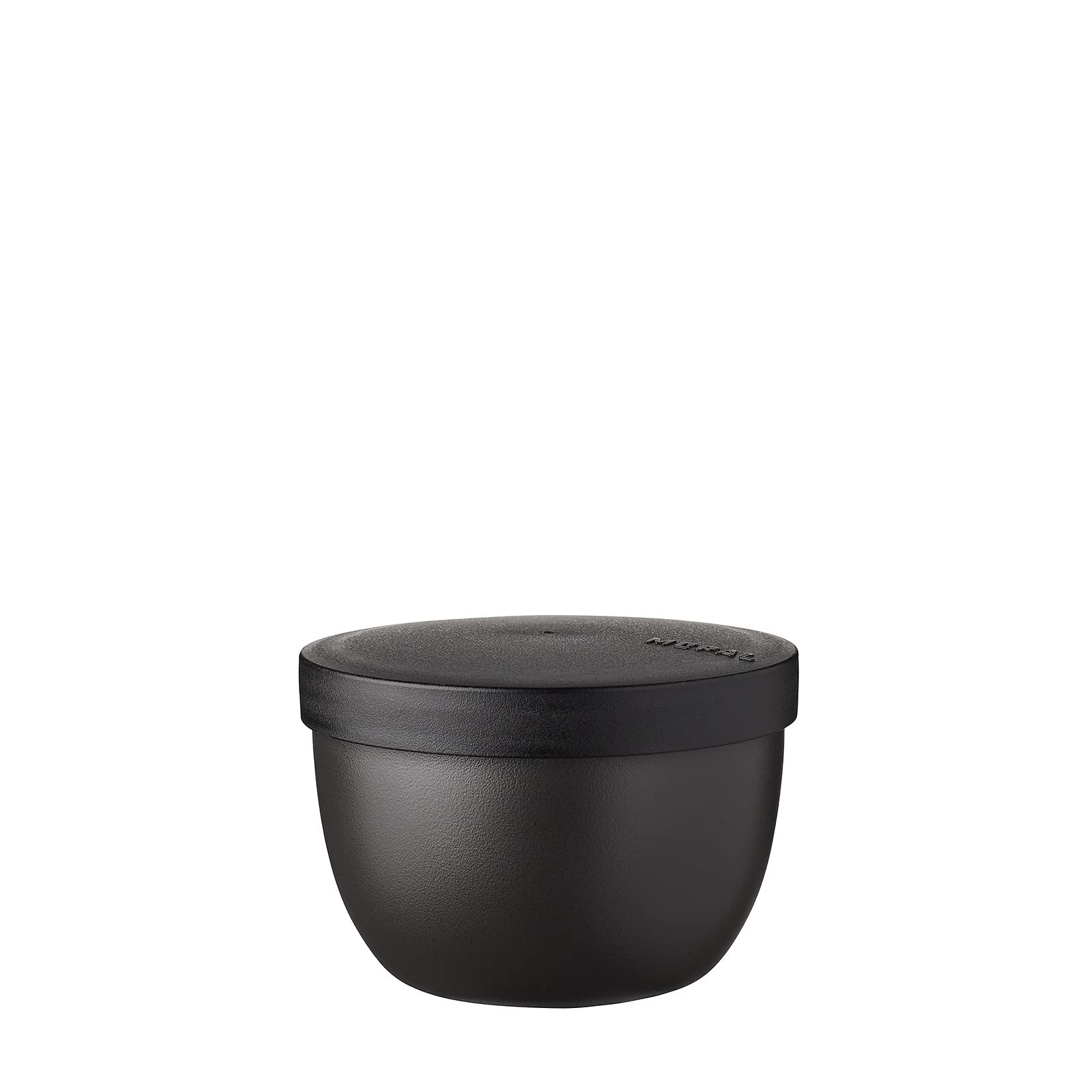 Mepal – Snackpot Ellipse – Food Container for Storing and Transporting Snacks - Suitable for Freezer, Microwave & Dishwasher - 350 ml – Nordic Black