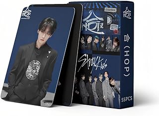 Comprar 55 Piezas Mini Merch Photo Cards,Photocards Stray Kids,Stray Kids Postales Fotográficas,Tarjetas De Felicitación KPOP Láser con Caja Postales,Los Mejores Regalos para Amantes De Los KPOP(Hop)