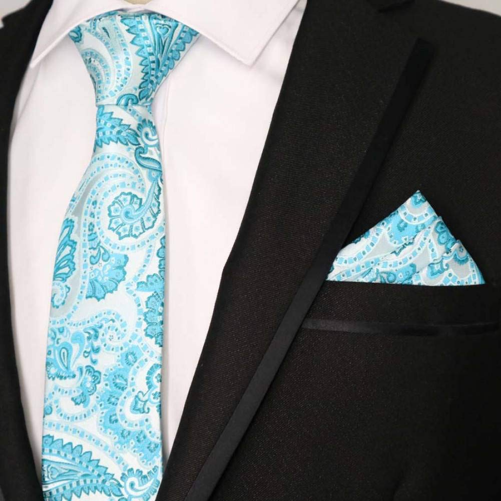 Ensemble cravate et mouchoir à pois pour costume de mariage et rendez-vous business