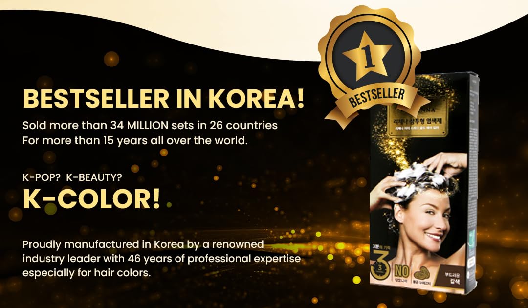 Ez Speedy Self Hair Color 5 Bundle Pack, Henna Hair Dye for Gray Hair, Just 3 Minutes (Natural Brown)