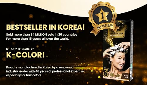 Miniatura 4 de RICHENNA Ez Speedy - Tinte para el cabello con henna, color de cabello canoso, cubierta de cabello para canas, solo 3 minutos, marrón oscuro