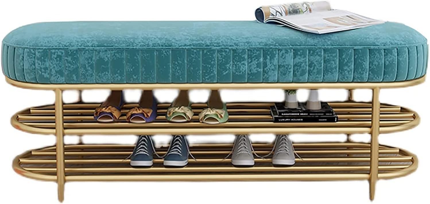 Banc de rangement 80cm compact pour optimiser les couloirs étroits