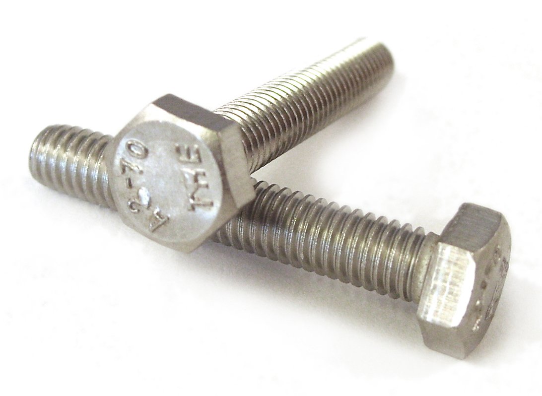 Spalding Fasteners M7 (7mm) Metric Stainless Hex Head Fully Threaded Bolts - Free UK Delivery (SEHXA2MC7X20@5)