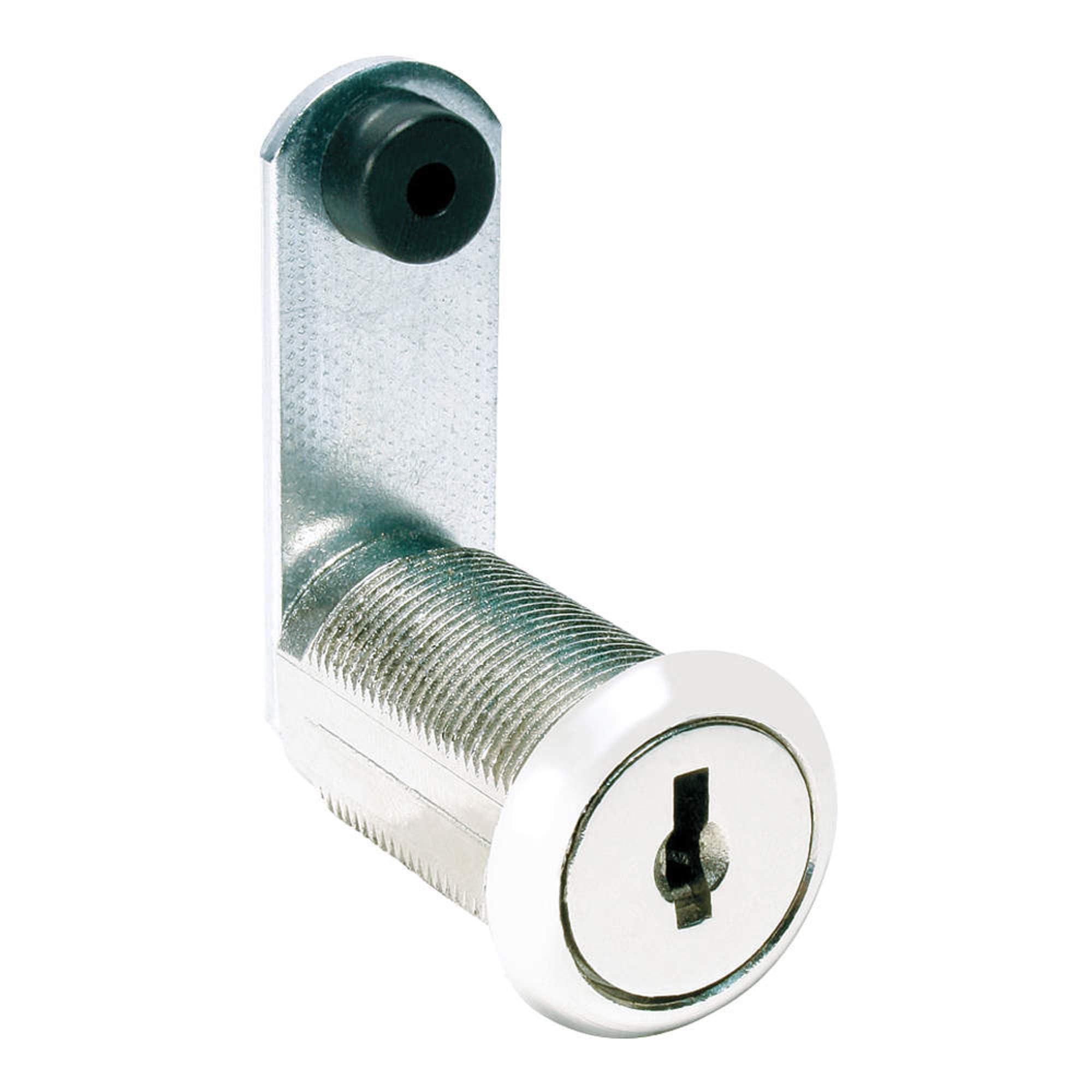 Disc Tumbler Cam Lock, Nickel, Key C346A