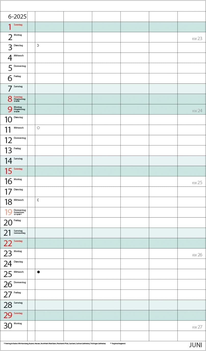 Agenda familiar XL 2025: calendario familiar con 6 columnas anchas. Temporizador familiar de alta calidad con fechas de vacaciones, columna adicional, vista previa hasta marzo de 2026 e información