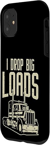Miniatura 2 de iPhone 11 I Drop Big Loads Semi Truck Trucking Driver Trucker estuche de regalo