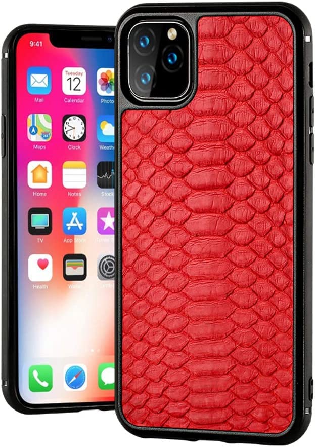 Coque rigide anti-rayures iPhone 11 protection fine motif python