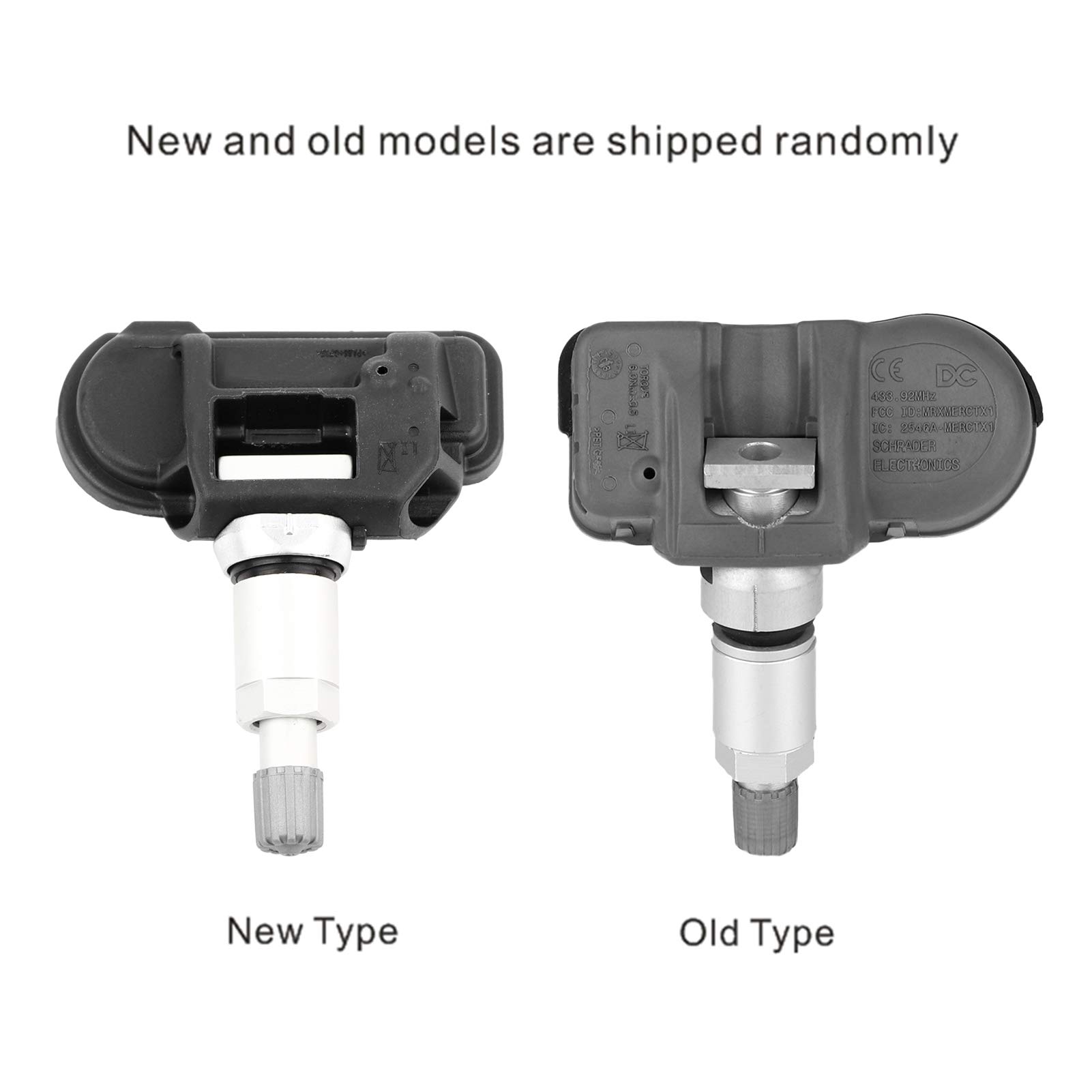TPMS-Sensor, Reifendrucksensor A0009057200, Reifendrucksensor-Kit A0009050030, 4-teilig, Reifendruckkontrollsensor für E350
