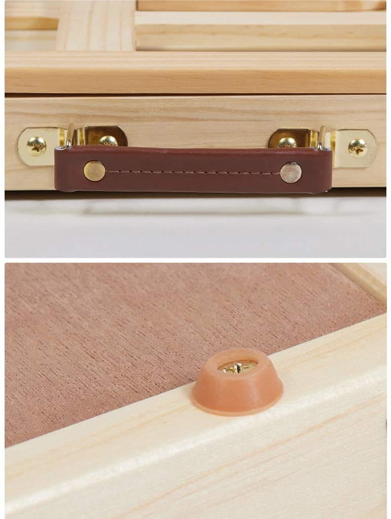 Soporte de Madera para Pintura, Caballete de Escritorio portátil, Caja de imágenes, Caballete de Estudio para Artistas, Soporte de exhibición de Carteles