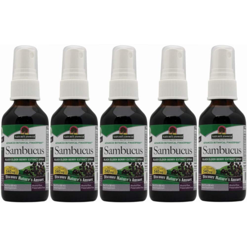 Nature's AnswerSambucus Nigra Black Elder Berry Extract Spray - 2 Fl Oz