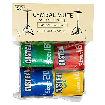 Amazon.co.jp: CUSTEAM ドラム用シンバルミュート ドラムセット
