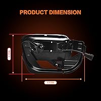 Vista 6 de Luces antiniebla LED para Dodge Ram 1500 2009-2012, Dodge Ram 2500 2010-2018, Dodge Ram 3500 2012-2018 Reemplazo de luces antiniebla