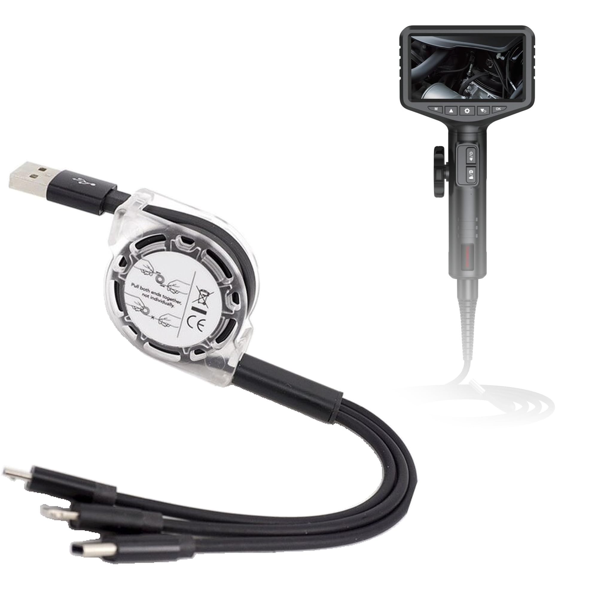 Amazon.com: BoxWave Cable Compatible with Thinkcar Endoscope ES401