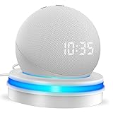 スピーカースタンド デスクトップ Echo Dot 第4世代 & Dot 第5世代用 スピーカーマウントベース シンプル構造 ホワイト