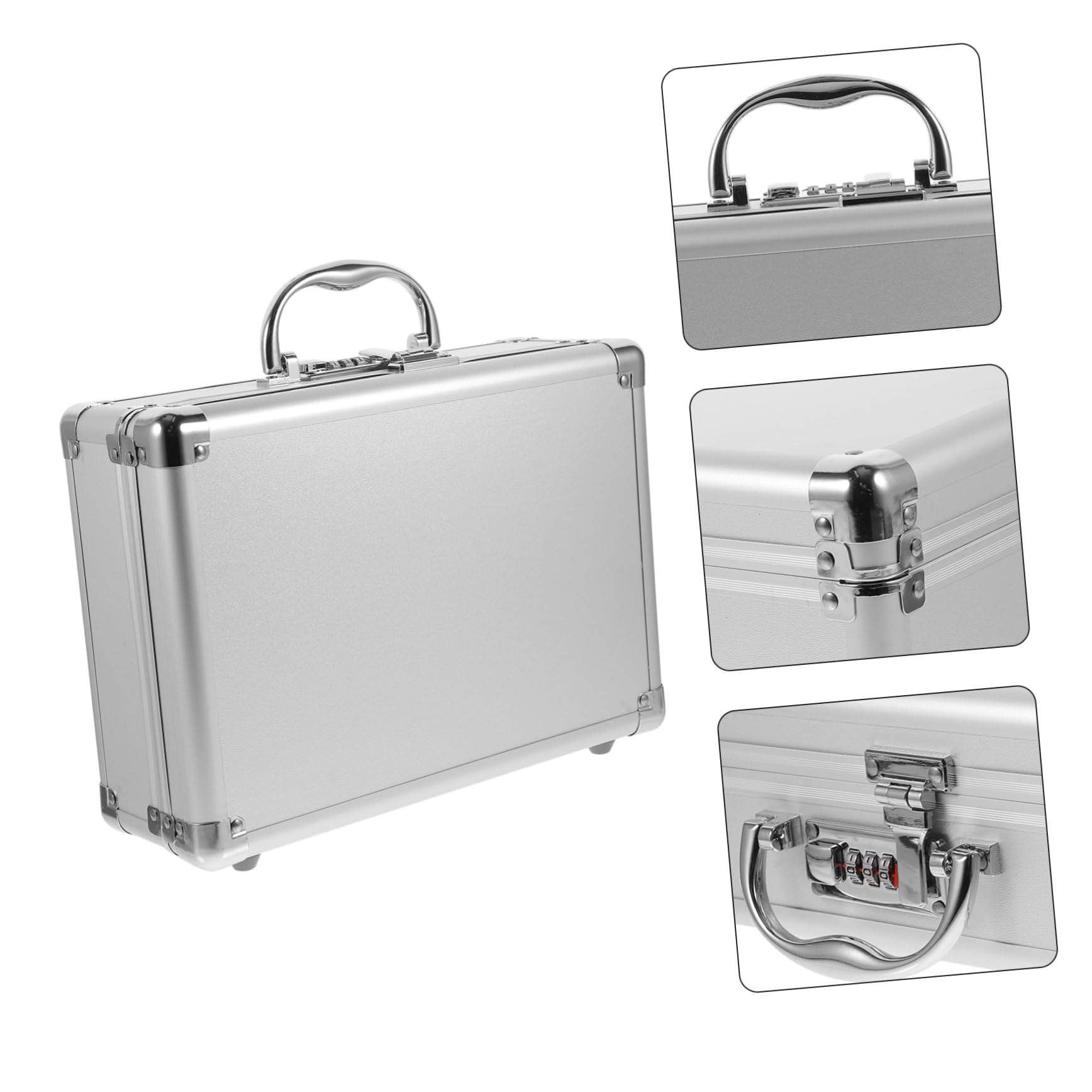 DOITOOL Valigetta in Metallo Porta Attrezzi Con Password Custodia Rigida Con Maniglia 11.42X8.07X4.13 in Per Organizzatore Di Strumenti Uso Interno Ed Esterno