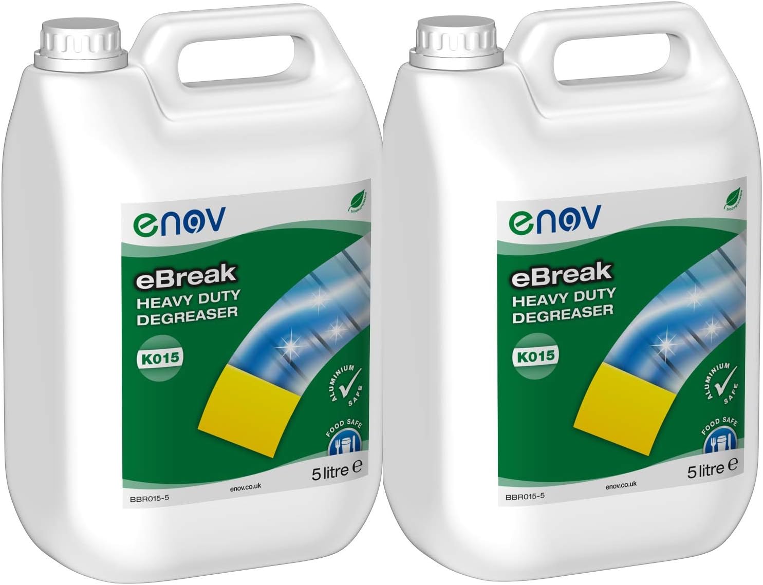 Enov® K015 eBreak Aluminium Safe Heavy Duty Degreaser & Cleaner 2 x 5