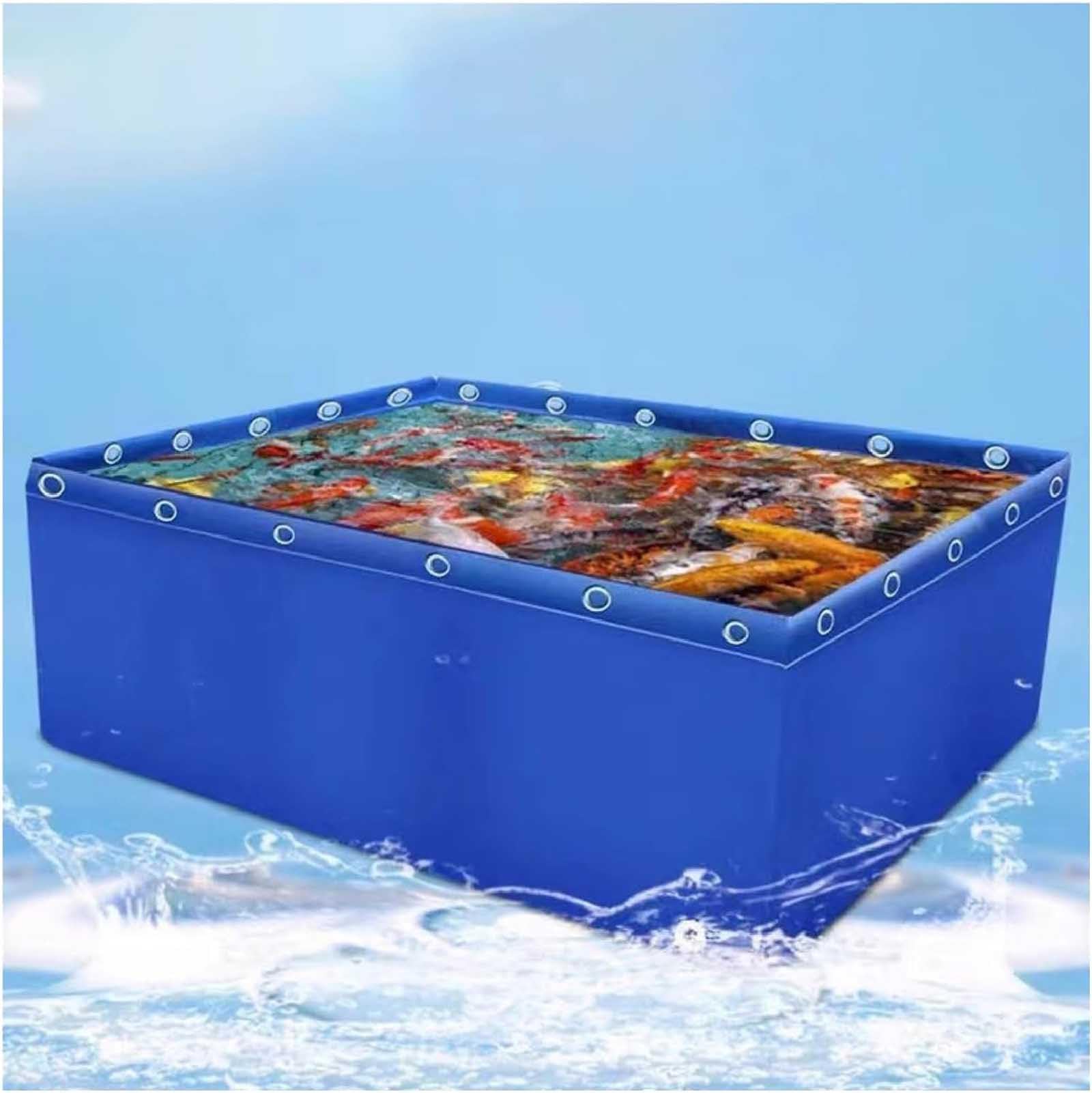 Bassin temporaire pour poissons : évitez les fuites grâce au PVC 0.5mm