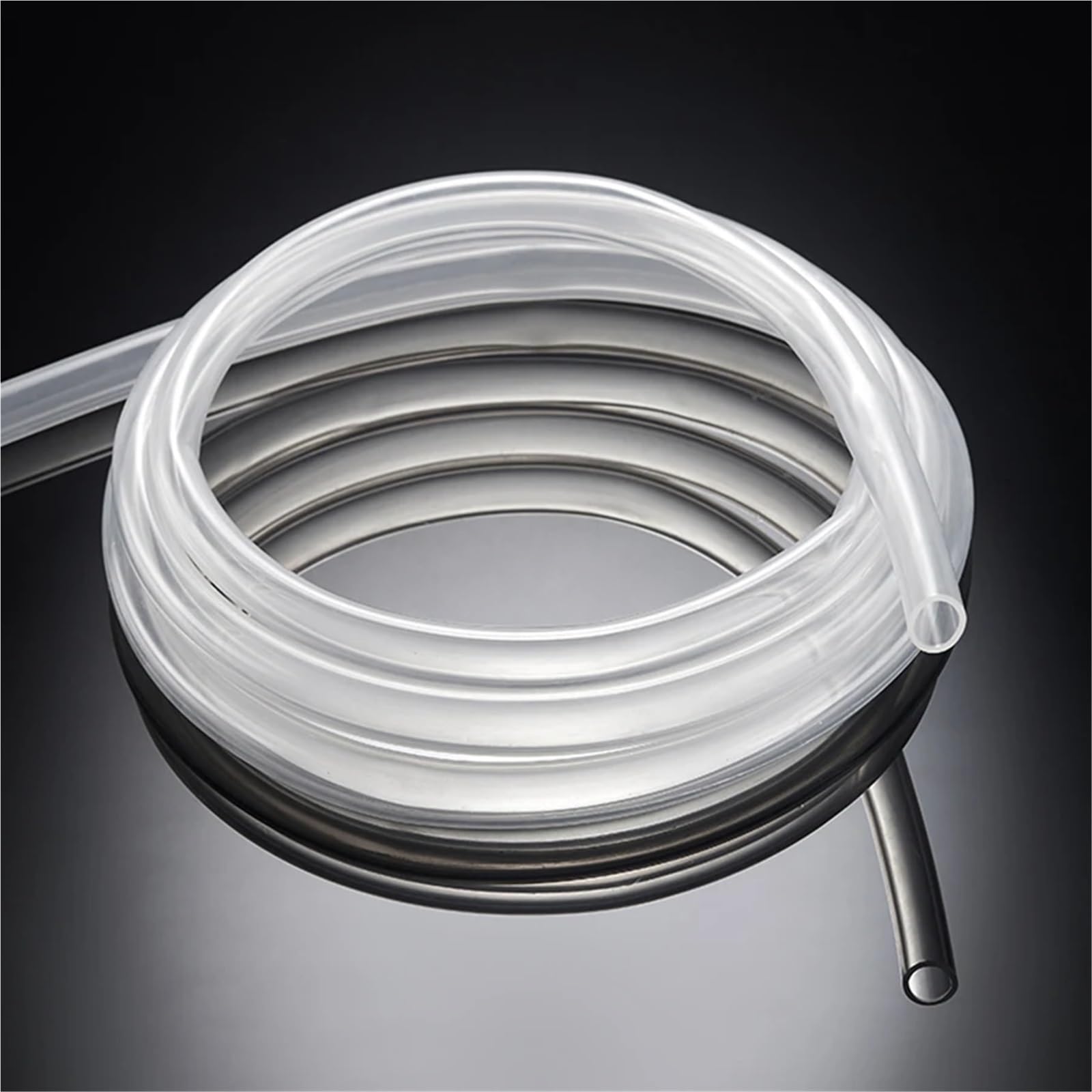 10 unidades de 1 metro de calidad alimentaria transparente de silicona de 5 6 7 8 10 mm de diámetro exterior flexible manguera de gel de sílice para cerveza (7 x 9 mm)